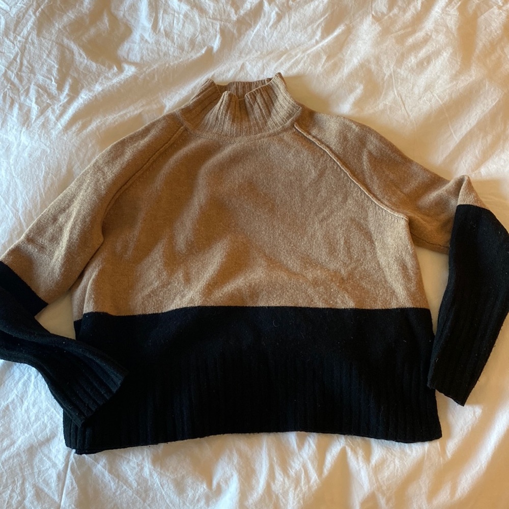 Whistles Colorblock Turtleneck